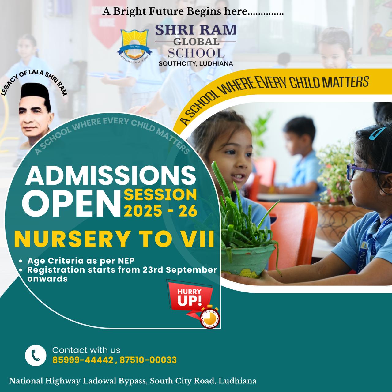 Admissions Open