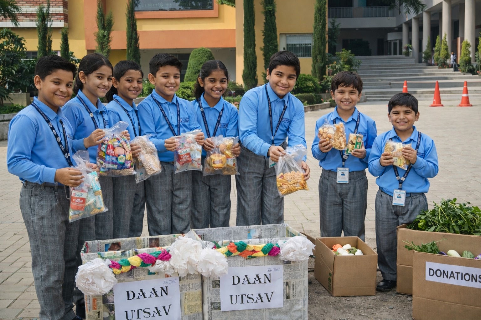 Community Service - Drives, campaigns, and outreach that instil empathy and responsibility